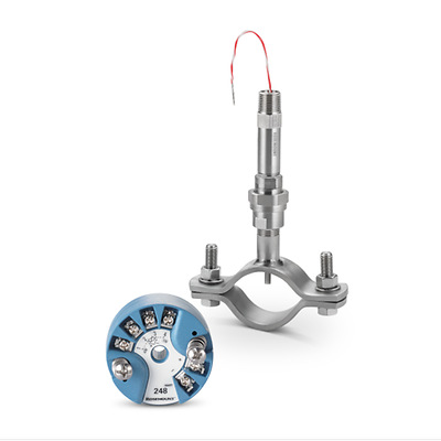 Rosemount-K-0085 Pipe Clamp Sensor and 248 Transmitter